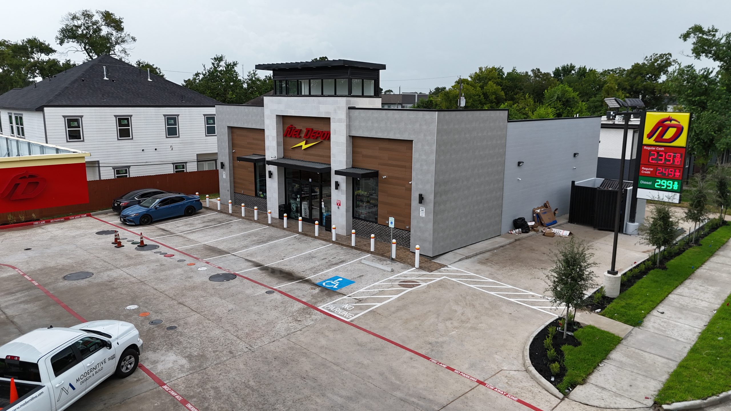 Bellfort convenience store and fueling development