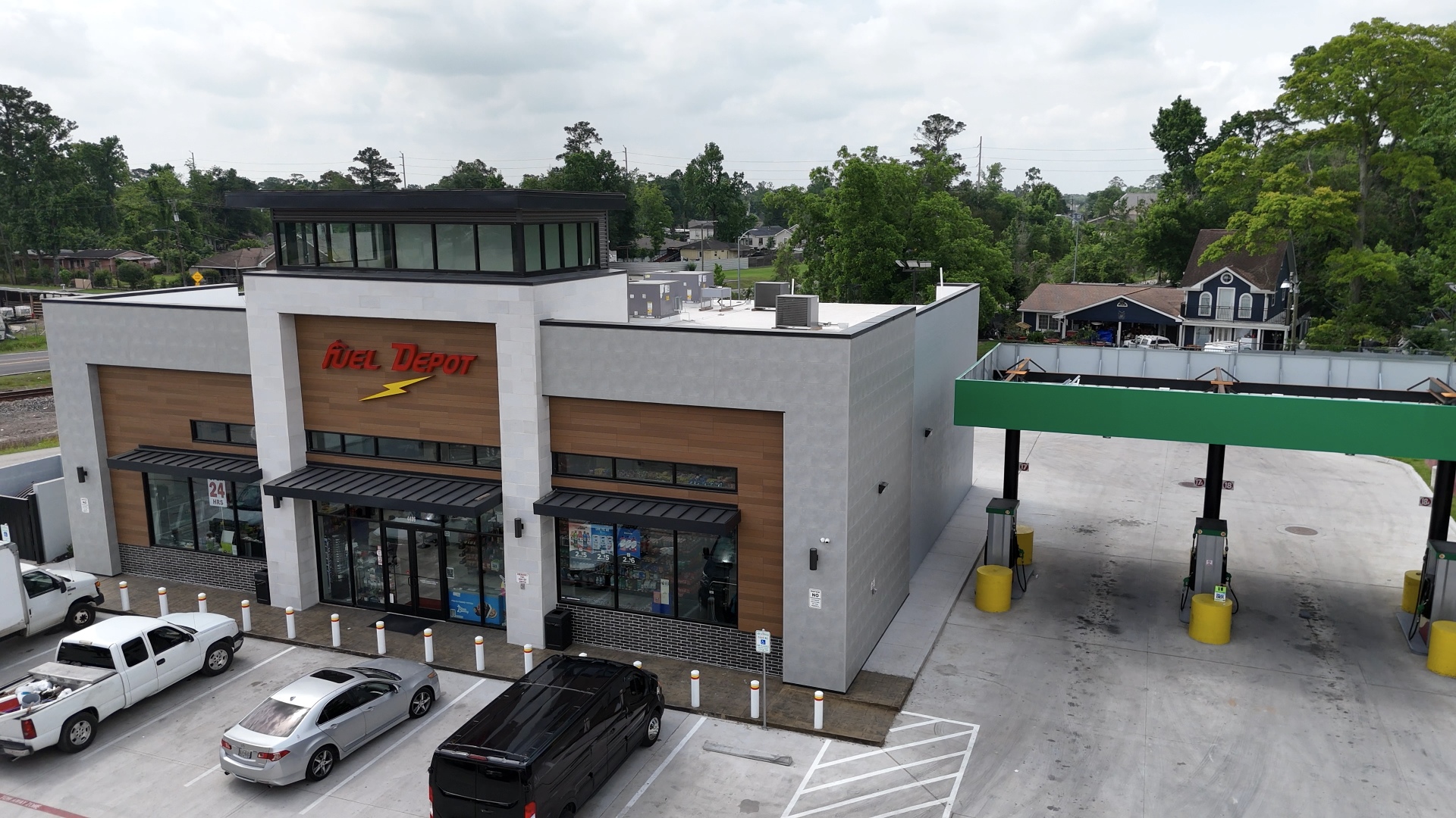 Tidwell convenience store and site construction view